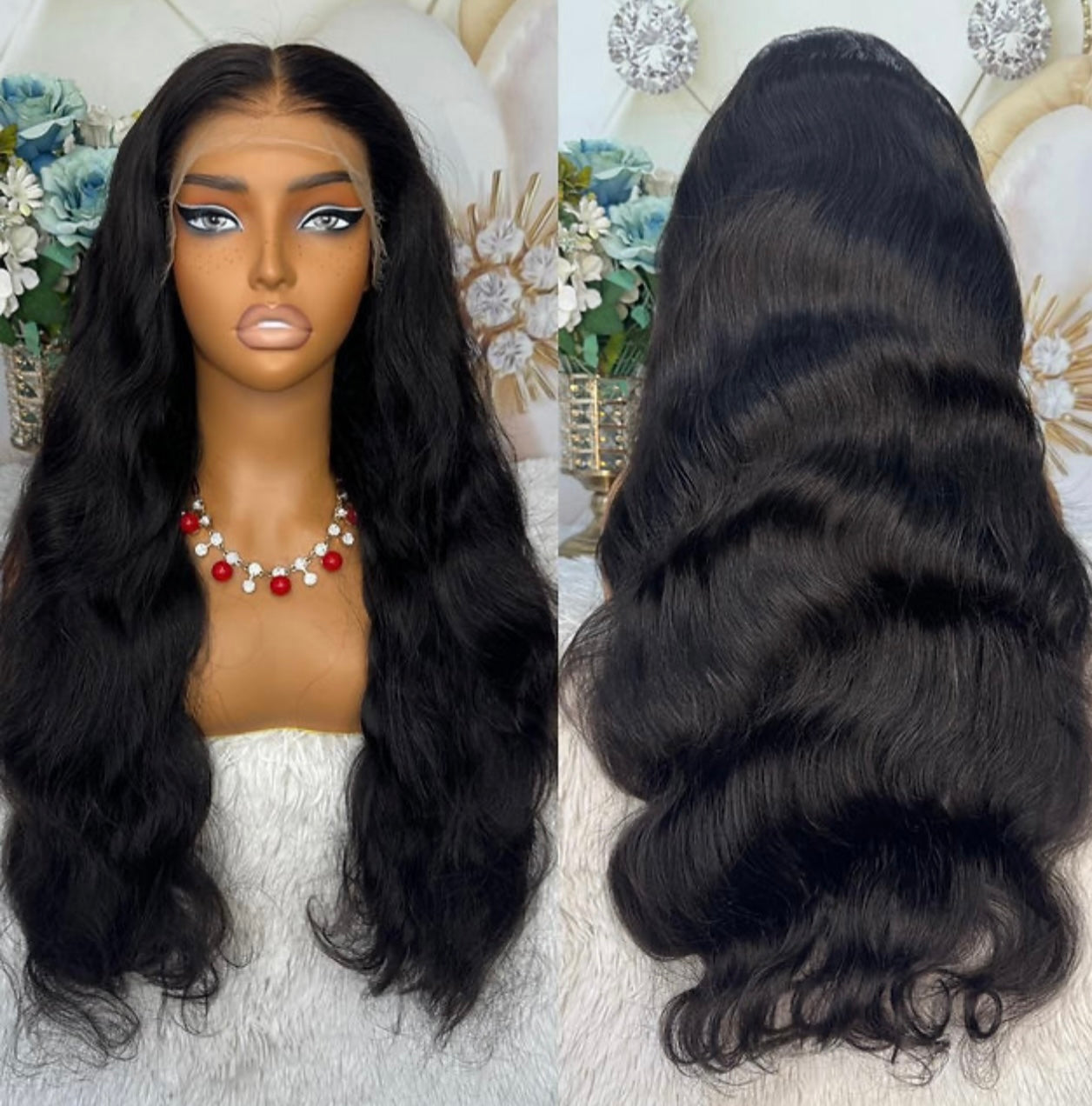 13x4 Transparent Frontal Wig (200% Density)